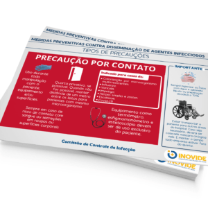 Layout para Cartaz de Medidas de Precaução Por Contato