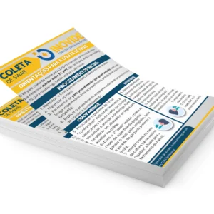 Layout para Cartaz de Coleta de Swab