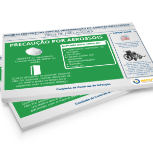 Layout para Cartaz de Medidas de Precaução Por Aerossóis