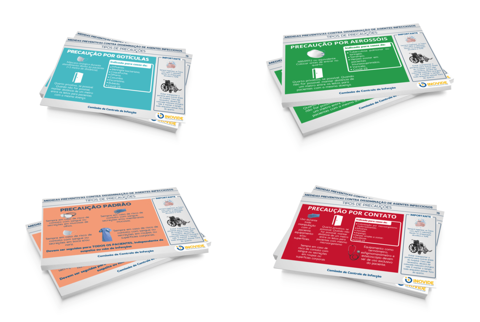 Pack de Cartazes sobre Medidas de Precauções